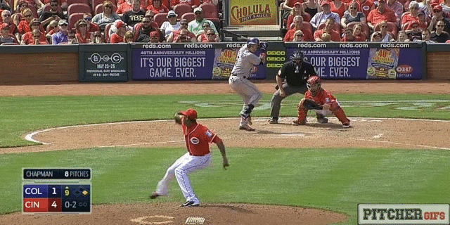 Aroldis Chapman four-seam fastball