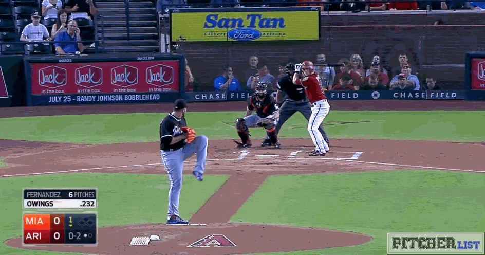 Jose Fernandez four-seam fastball