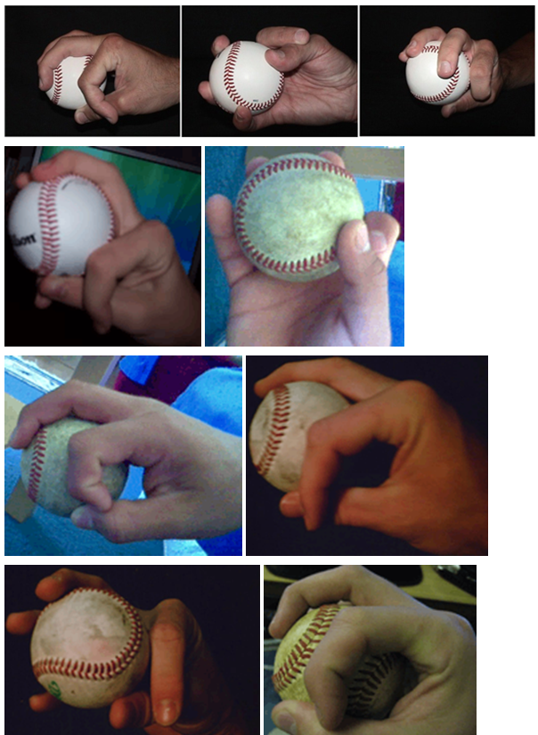 Changeup grip images