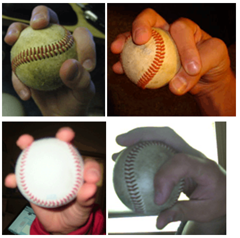 Changeup grip images