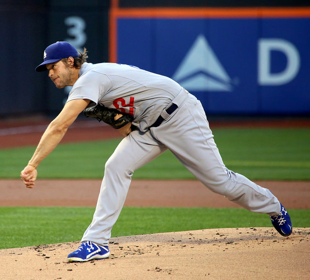 Clayton Kershaw pitching mechanics - follow through
