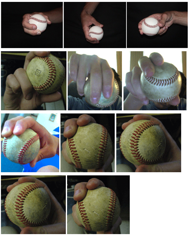 Changeup grip images