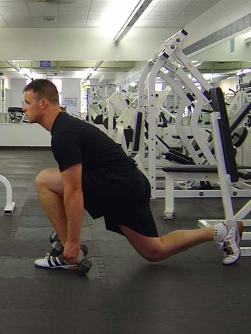 Pitchers workout Lunge exercise image