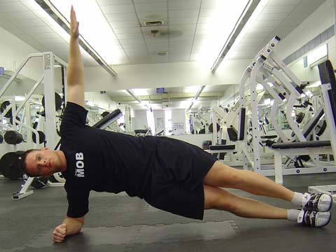 Pitchers workout Side Plank exercise image